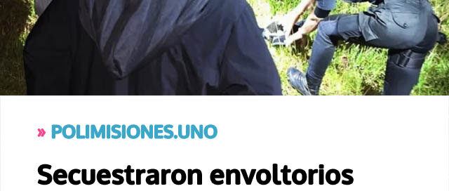 Secuestraron envoltorios de marihuana tras una persecución policial en Campo Viera