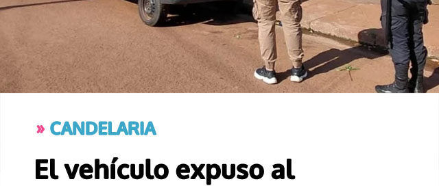 El vehículo expuso al sospechoso y terminó detenido tras un robo en una vivienda