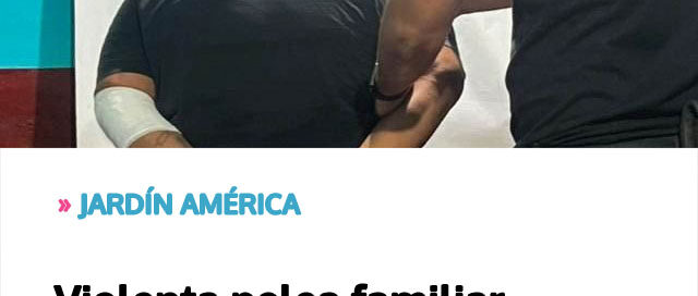 Violenta pelea familiar terminó con un hombre gravemente herido