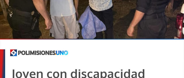 Joven con discapacidad mental fue encontrado en buen estado tras intensa búsqueda policial