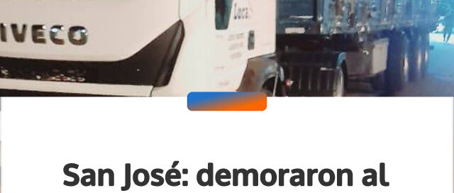 San José: demoraron al camionero involucrado en el siniestro de Oberá donde un inspector municipal permanece en coma inducido