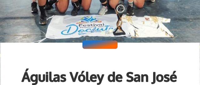 Águilas Vóley de San José se consagró campeón en un torneo relámpago disputado en Campo Grande